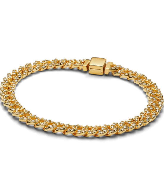 Léonie | Bracelet en moissanite cubique en or