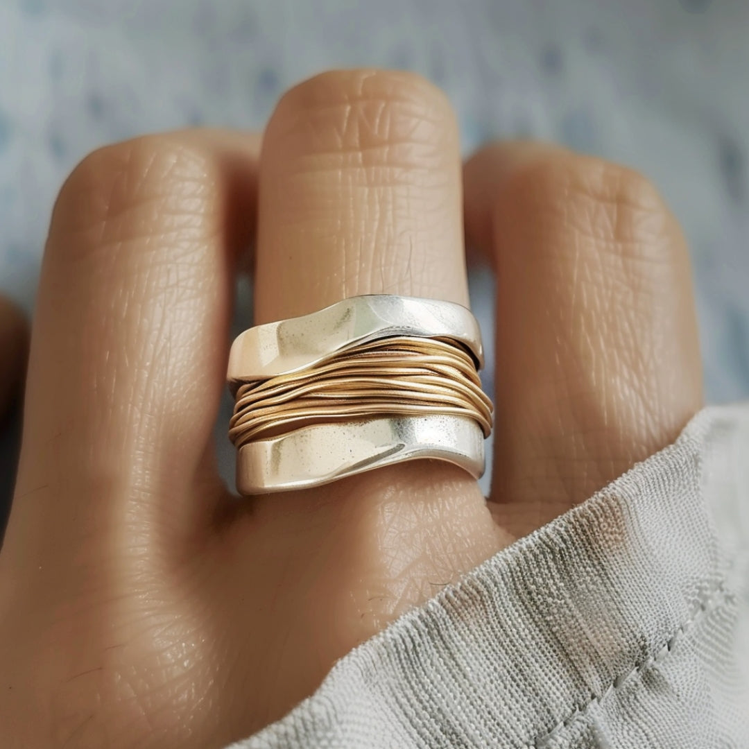 Léonie | Bague en Guldtrådar Argent