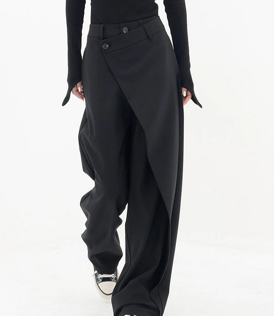 SELENE | PANTALON BAGGY ASYMÉTRIQUE