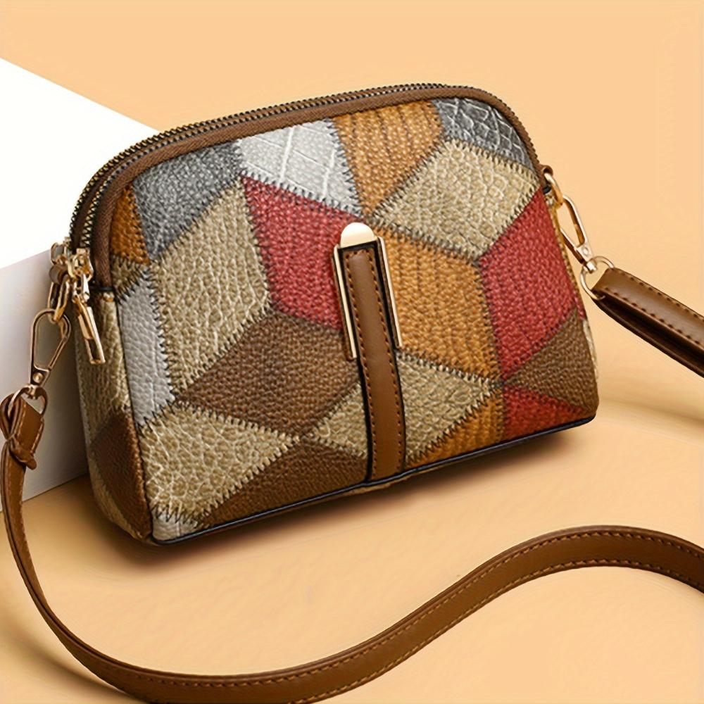 Léonie | Mini Sac Bandoulière Patchwork