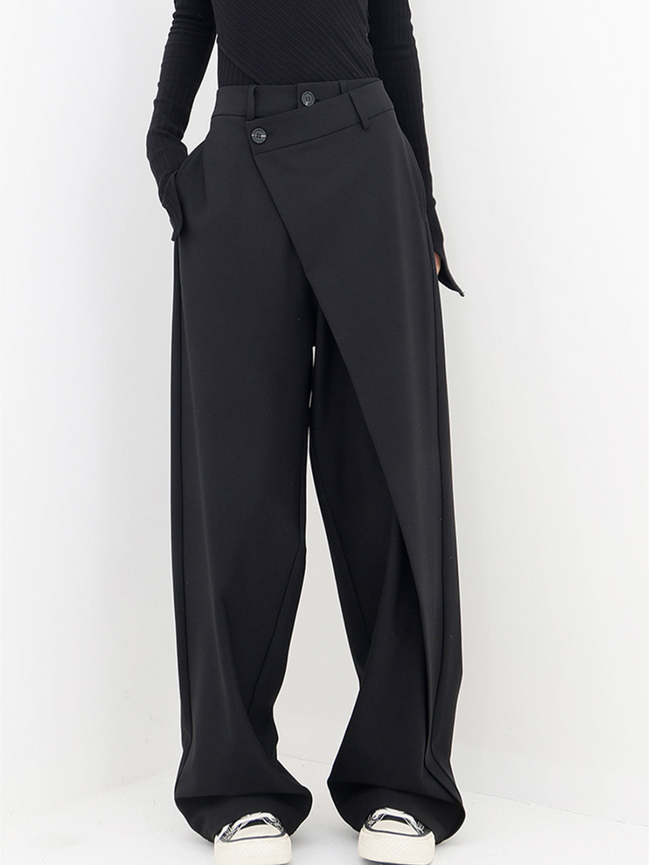 SELENE | PANTALON BAGGY ASYMÉTRIQUE