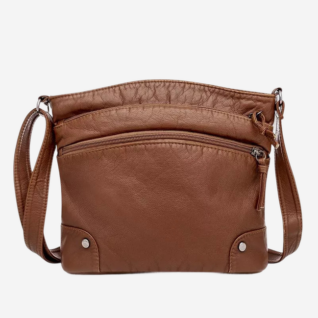 Léonie | Sac bandoulière en cuir souple