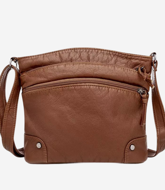 Léonie | Sac bandoulière en cuir souple
