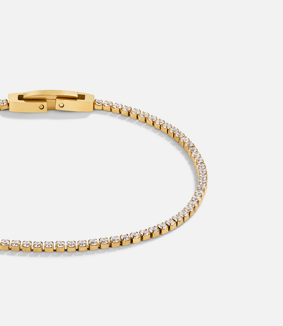 Léonie | Bracelet en Cristal en Ton Or