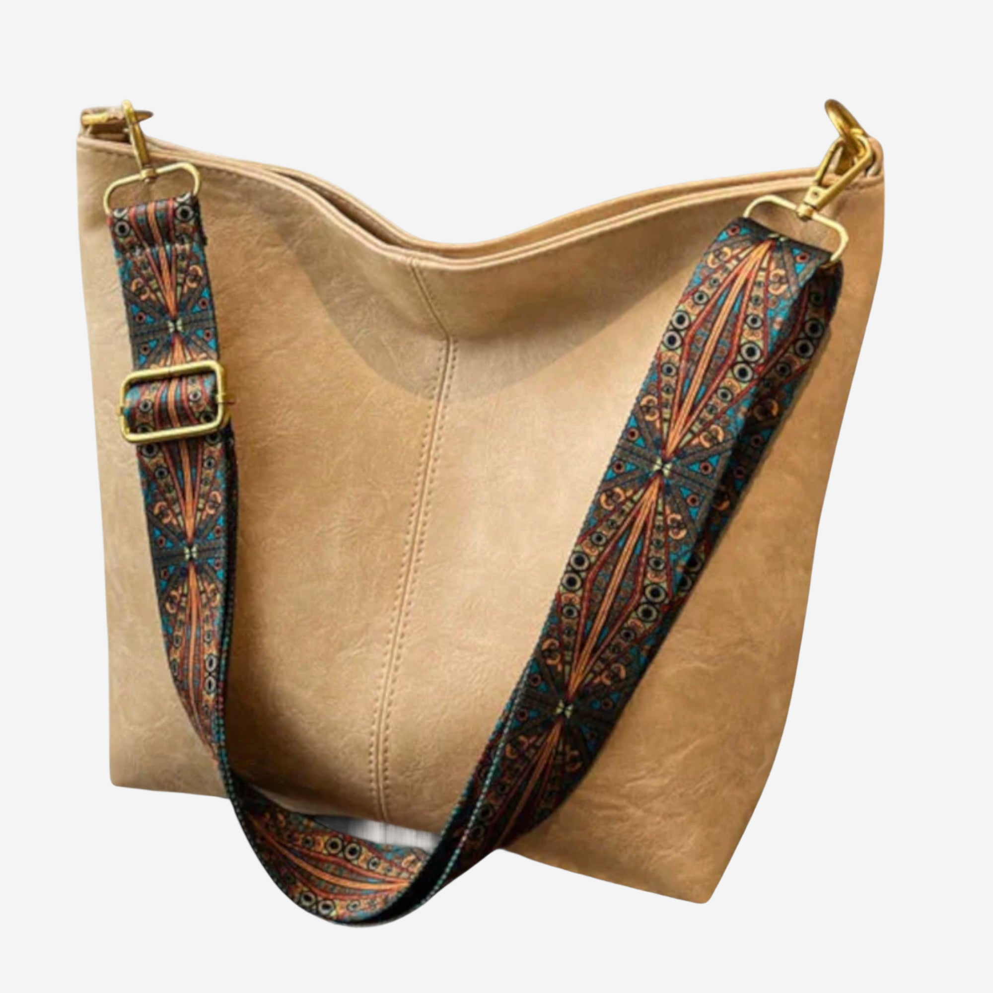 Léonie | Sac à bandoulière rétro avec bandoulière à motif