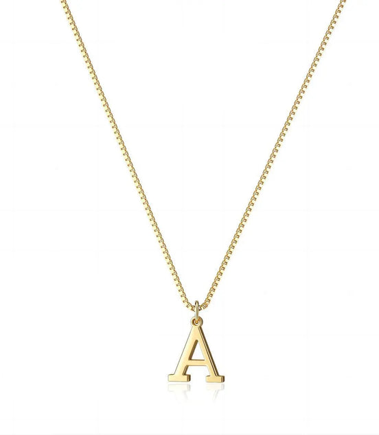 Léonie | Collier avec initiales de lettres d'amour en or