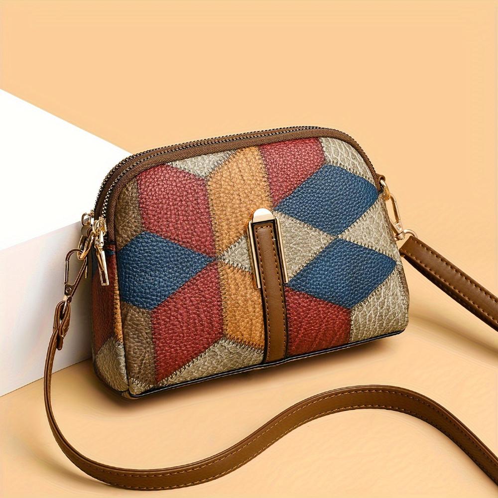 Léonie | Mini Sac Bandoulière Patchwork