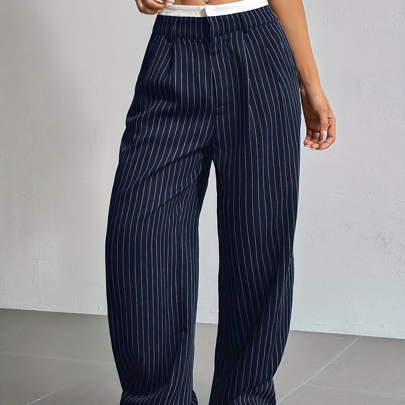 MADELEINE | PANTALON LARGE RAYÉ