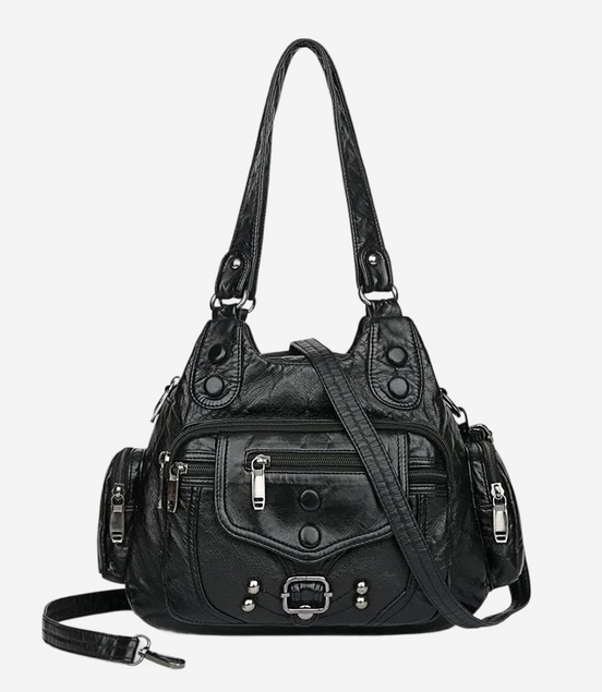 Léonie | Aurelie – Grand sac multifonction en cuir vegan