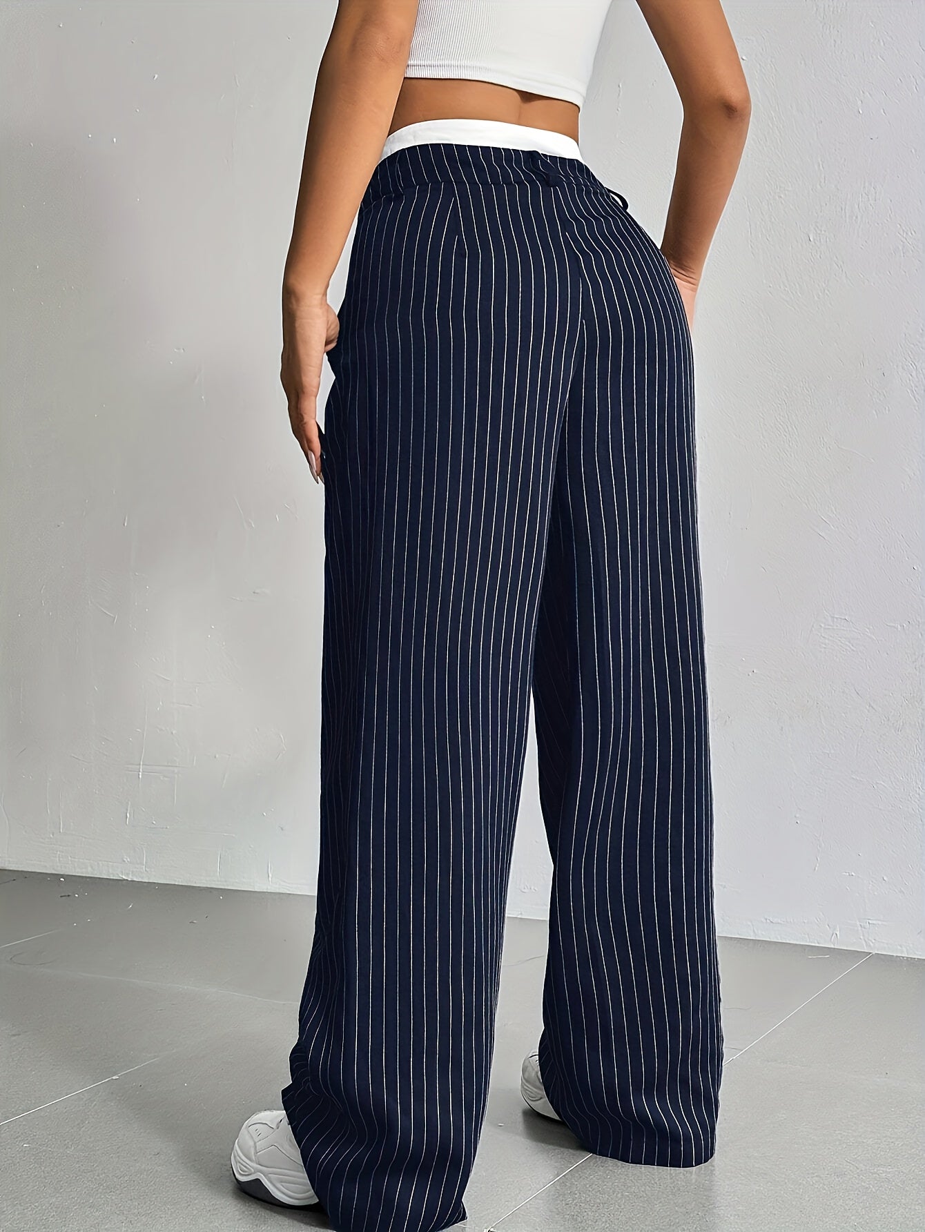MADELEINE | PANTALON LARGE RAYÉ