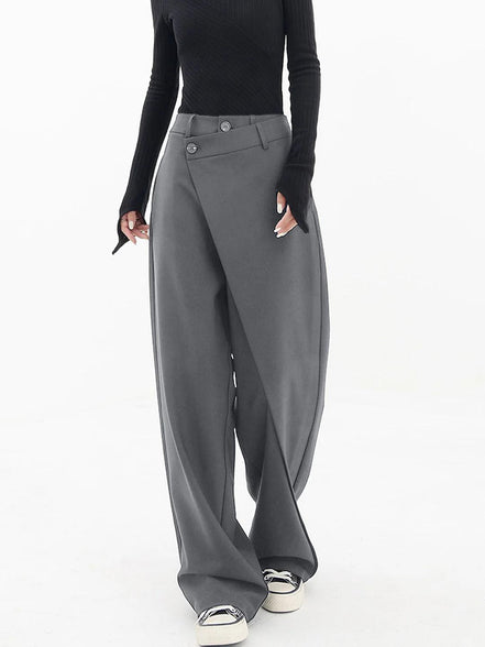 SELENE | PANTALON BAGGY ASYMÉTRIQUE