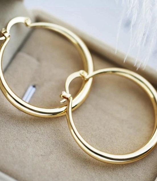 Léonie | Bethany - Boucles d'oreilles en or audacieuses