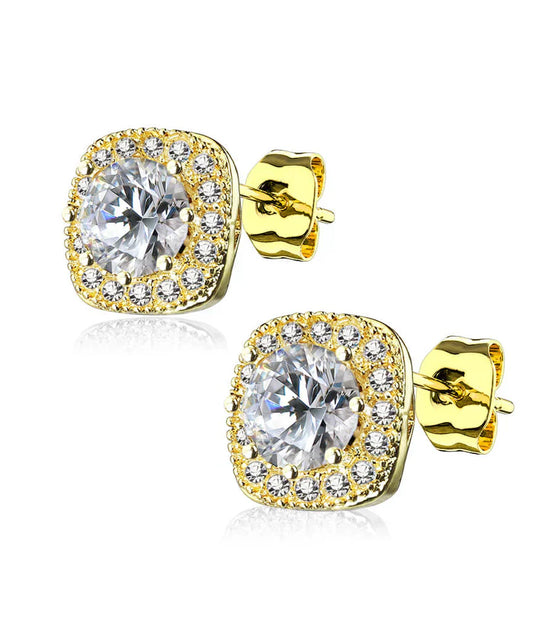 Léonie | Boucles d'oreilles Glennis en or