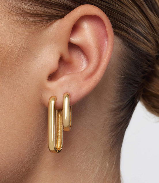 Léonie | Boucles d'oreilles Ikon en or