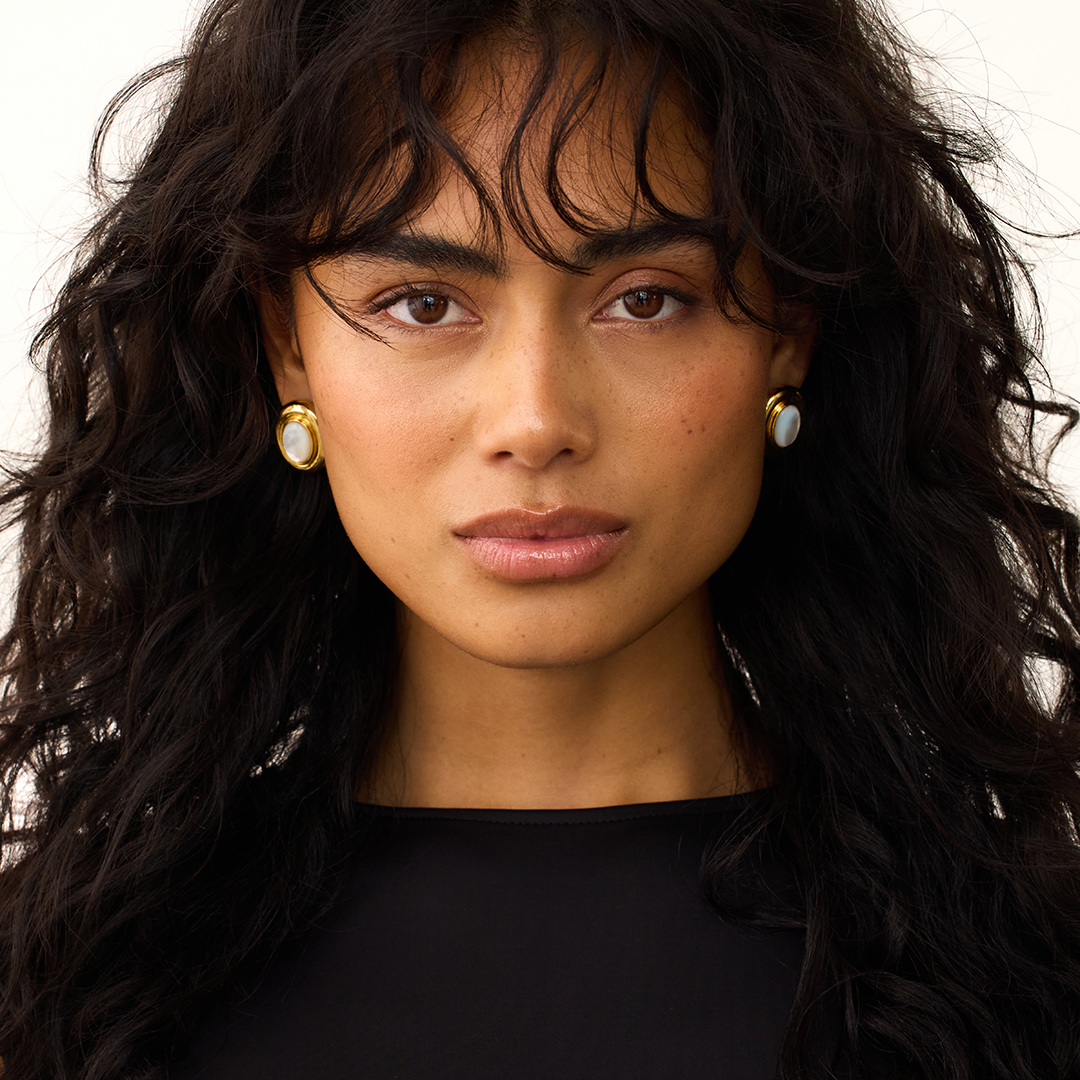 Léonie | Boucles d'oreilles Giselle en or