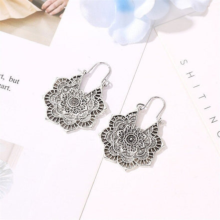 Léonie | Boucles d'oreilles Mandala Lotus