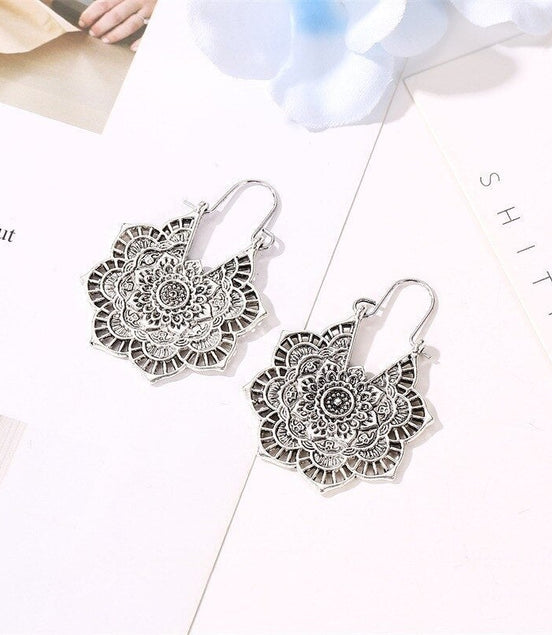 Léonie | Boucles d'oreilles Mandala Lotus