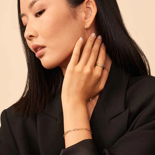 Léonie | Bracelet en or à maillons de Venise