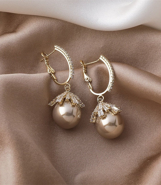 Léonie | Boucles d'oreilles Malia Perle