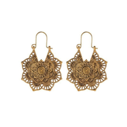 Léonie | Boucles d'oreilles Mandala Lotus