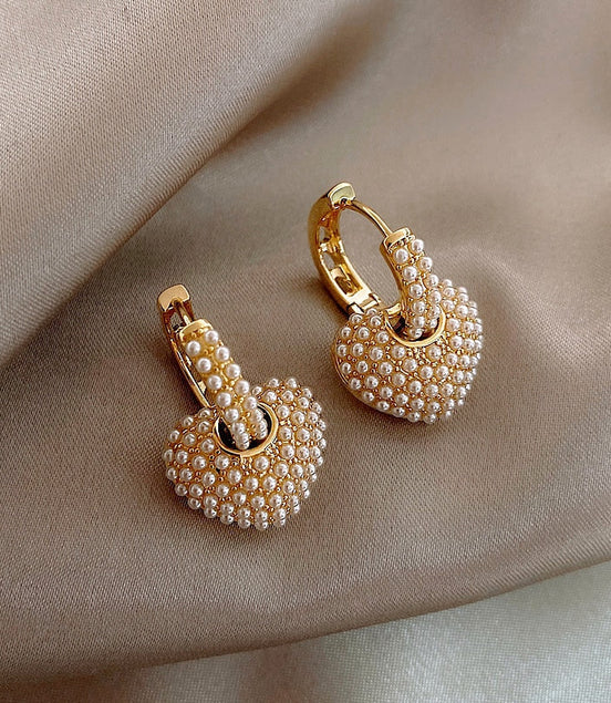 Léonie | Boucles d'oreilles en forme de cœur Yuli