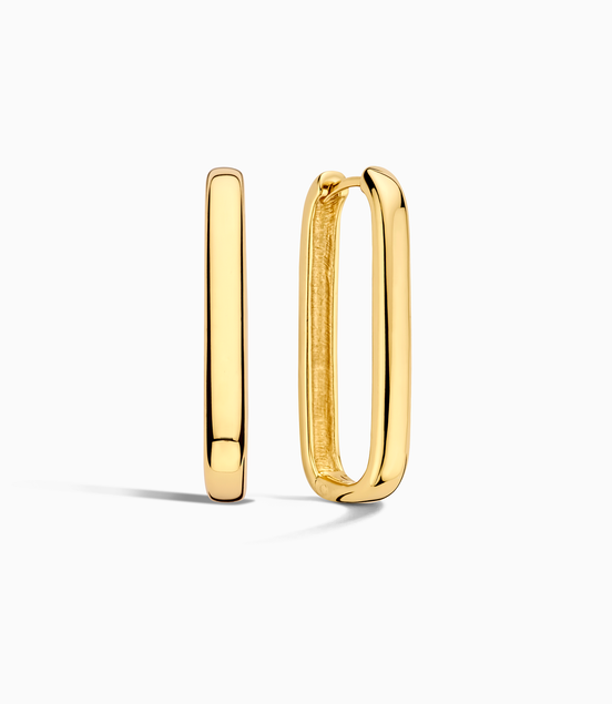 Léonie | Grandes boucles d'oreilles en or