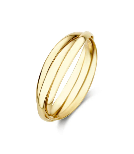 Léonie | Bague Trielle en or Léna