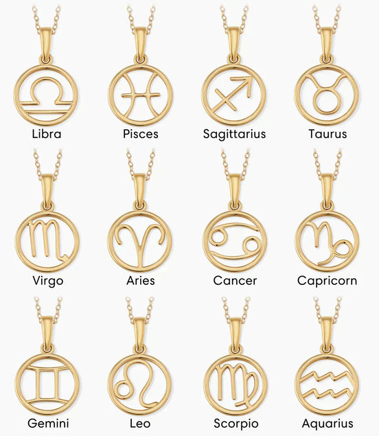 Léonie | Collier en or du signe astrologique
