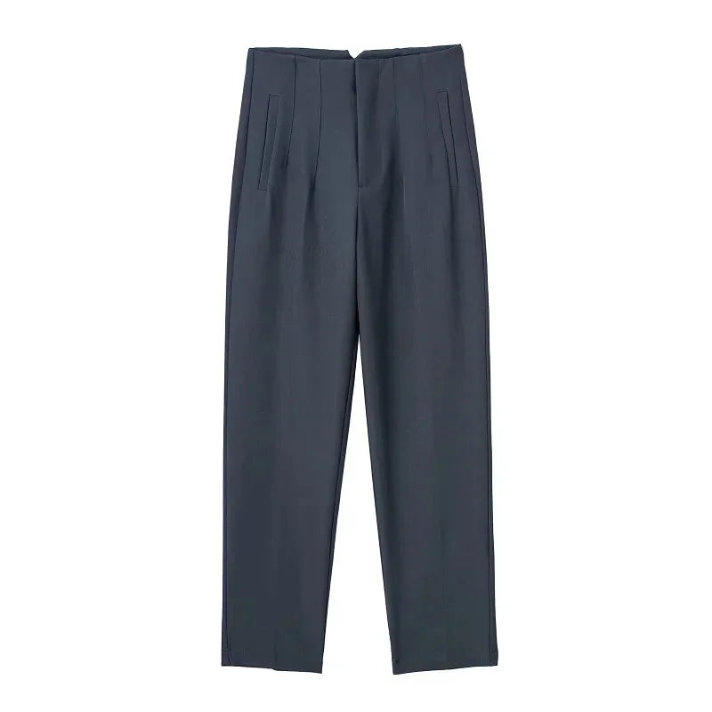 AYU | PANTALON FORMELLE TAILLE HAUTE AVEC COUPE AJUSTÉE