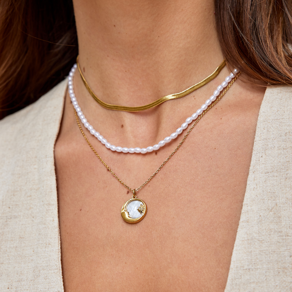 Léonie | Chaîne de serpent Collier en Or