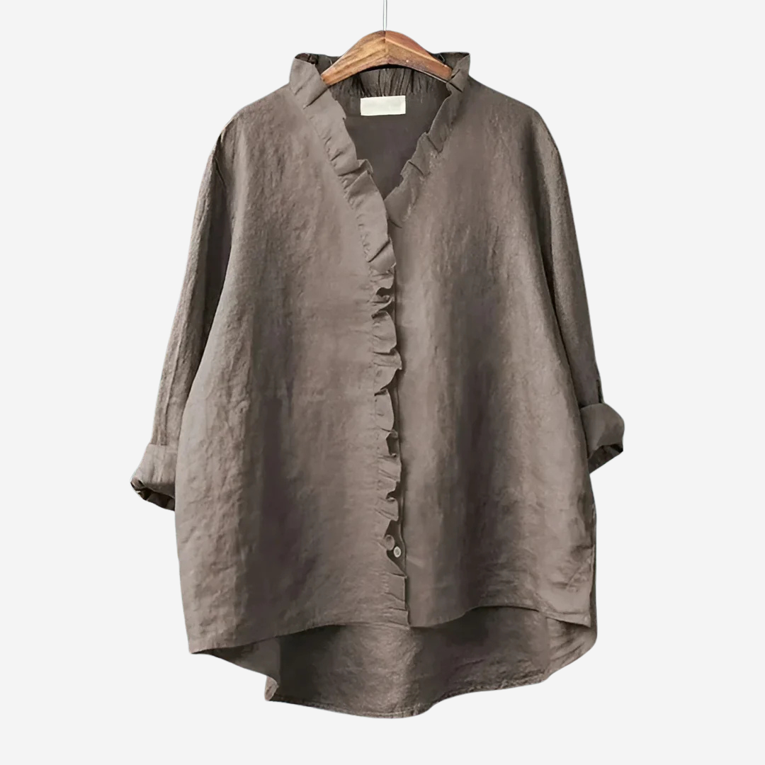 Léonie | Blouse à volants