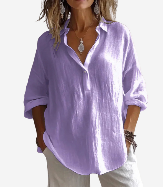 Léonie | Chemisier Décontracté et Chic