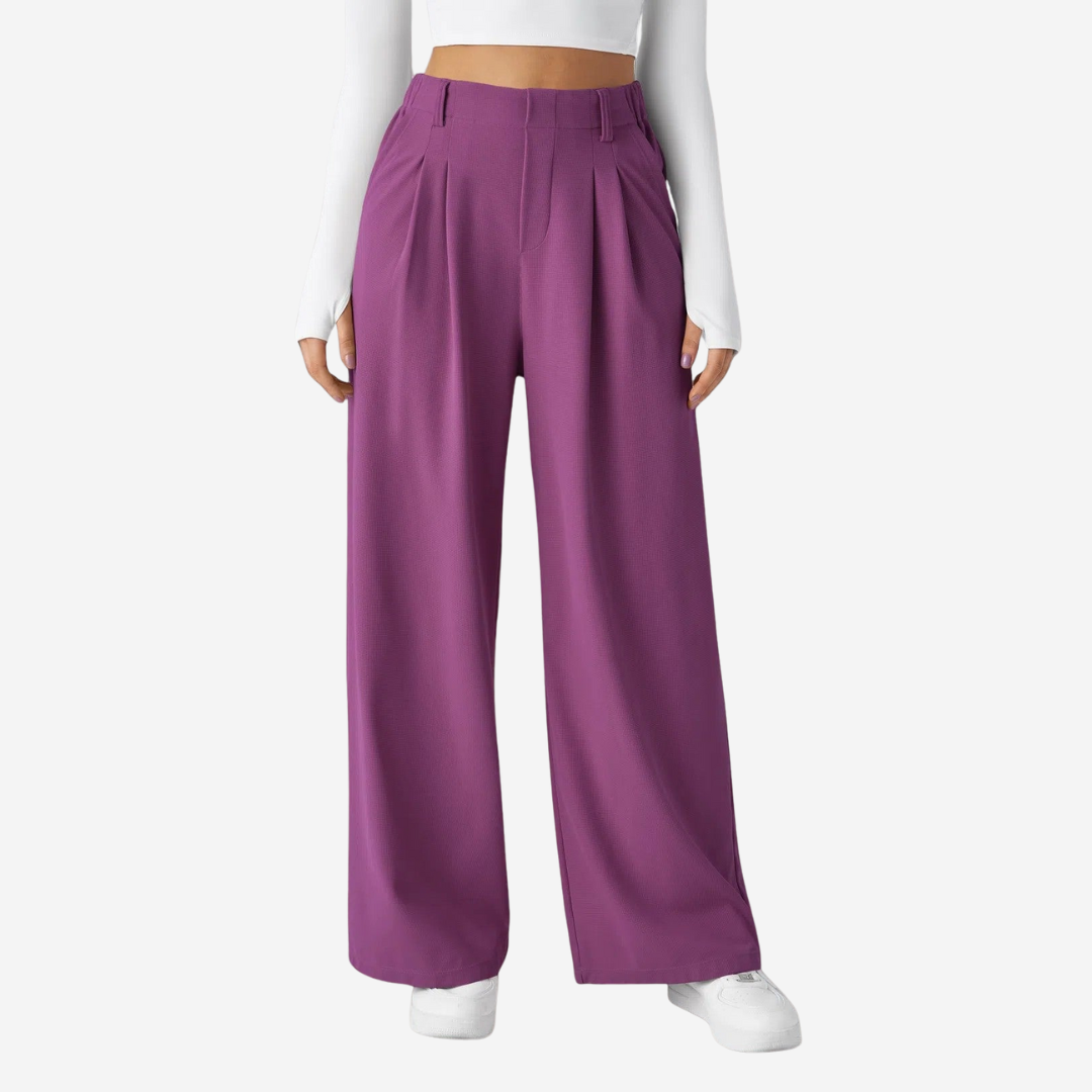 Léonie | Pantalon en Waffle