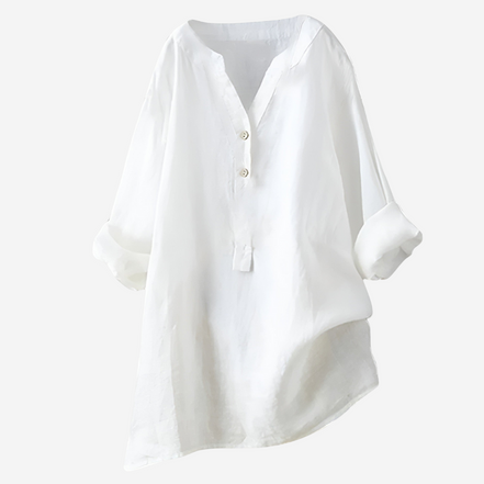 Léonie | Chemise en lin légère et confortable avec boutons