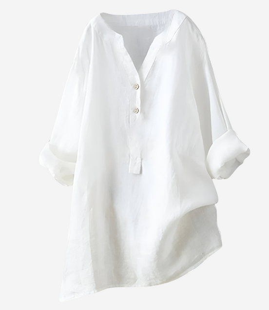 Léonie | Chemise en lin légère et confortable avec boutons