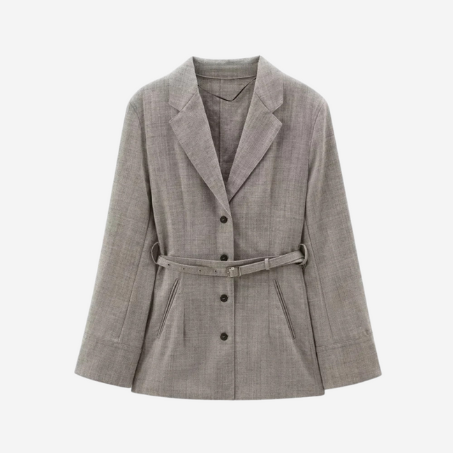 Léonie | Veste avec ceinture