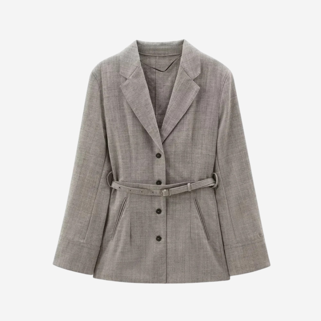 Léonie | Veste avec ceinture