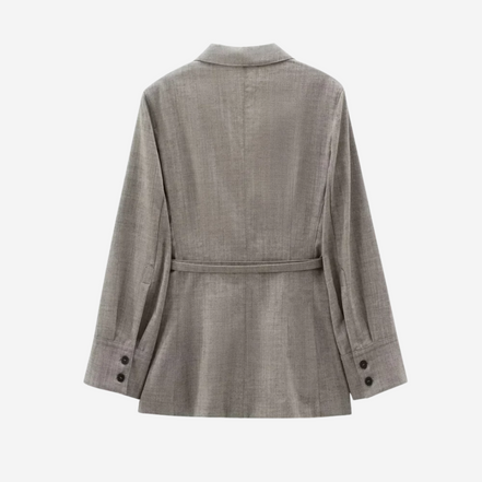 Léonie | Veste avec ceinture