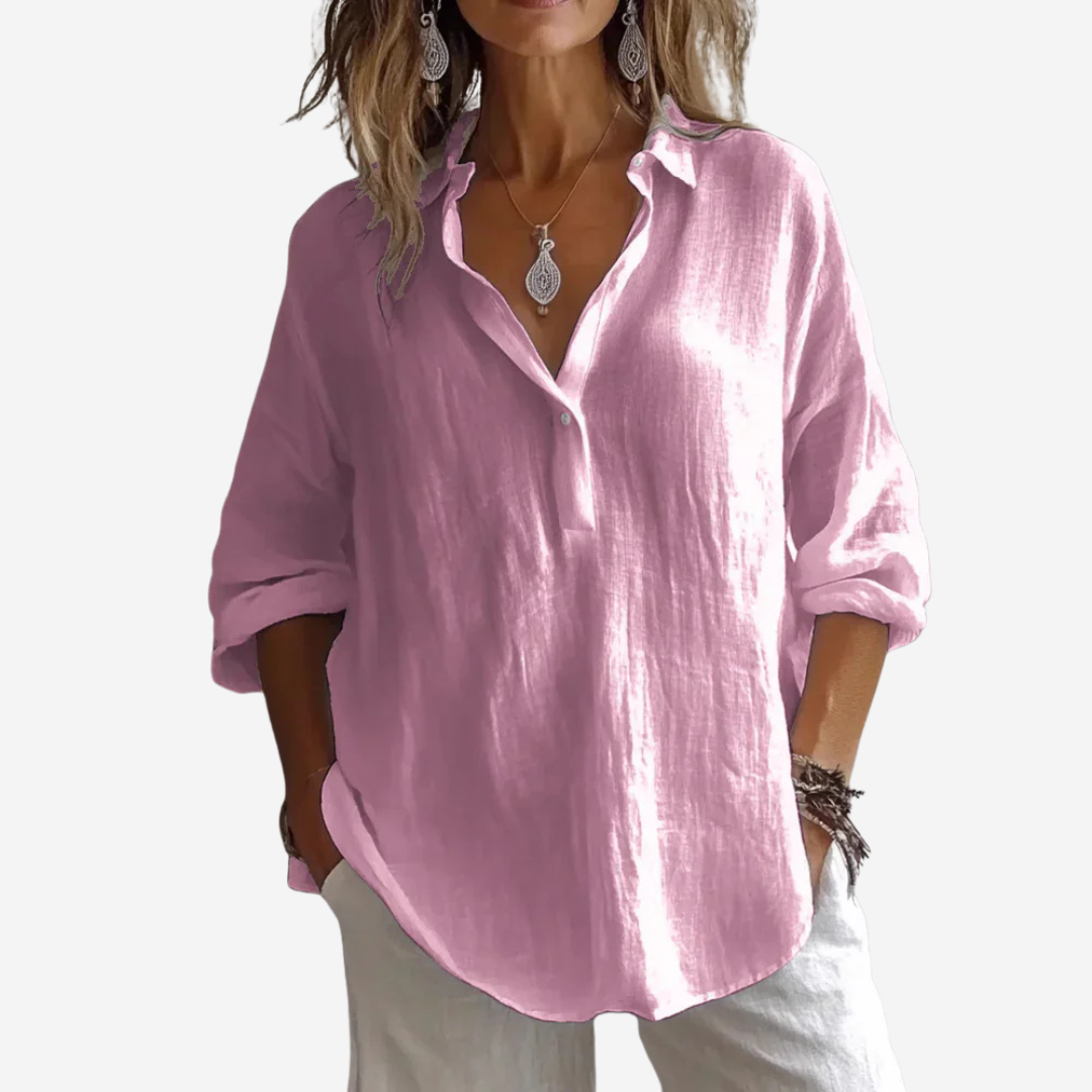 Léonie | Chemisier Décontracté et Chic