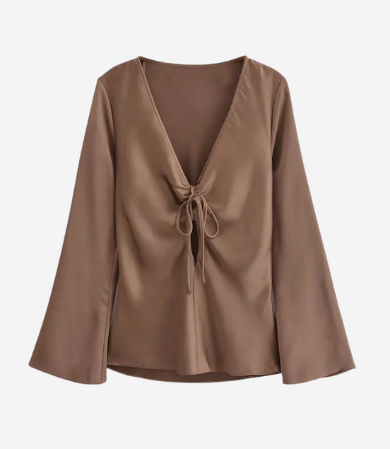 Léonie | Top à col en V