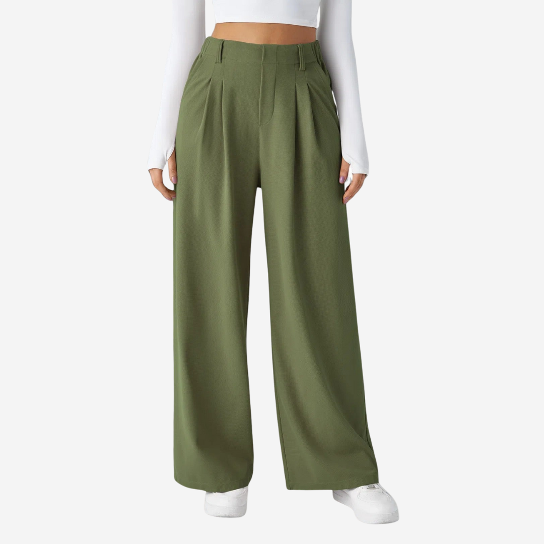 Léonie | Pantalon en Waffle