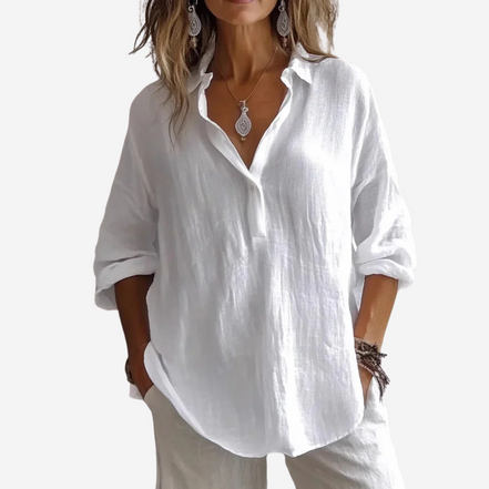 Léonie | Chemisier Décontracté et Chic