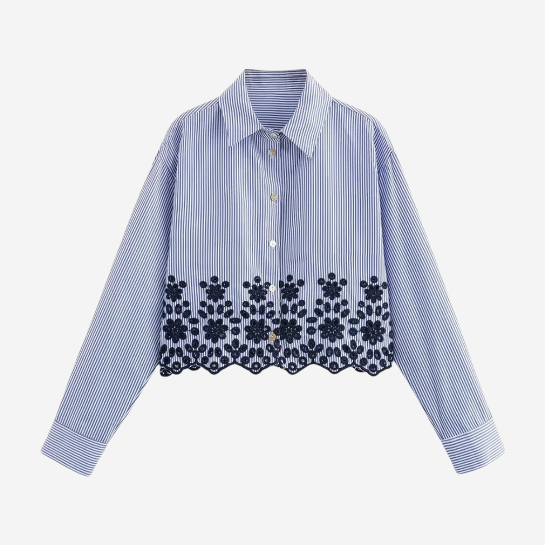 Léonie | Chemise brodée