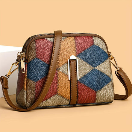 Léonie | Mini Sac Bandoulière Patchwork
