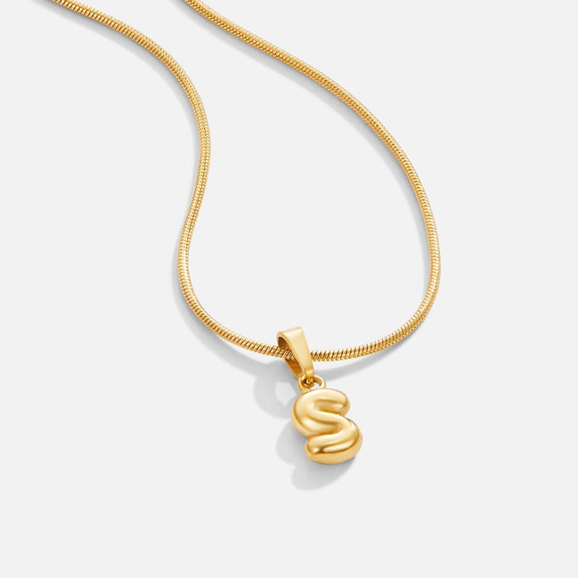 Léonie | Collier avec lettres en bulles chic
