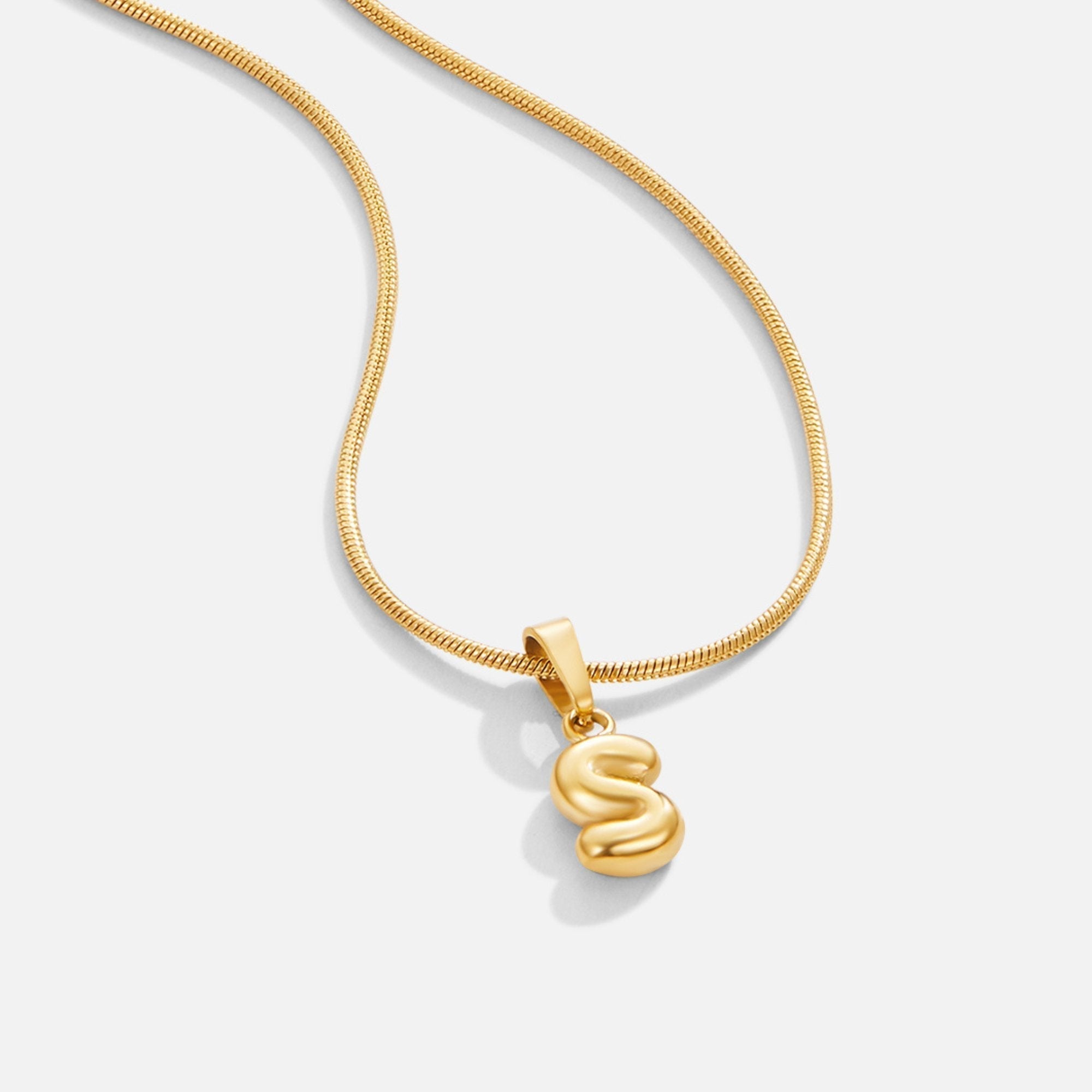Léonie | Collier avec lettres en bulles chic