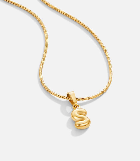 Léonie | Collier avec lettres en bulles chic