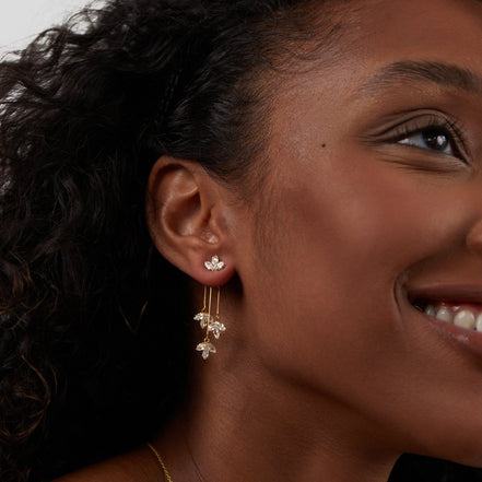 Léonie | Boucles d'Oreilles Élégantes Vattenfall