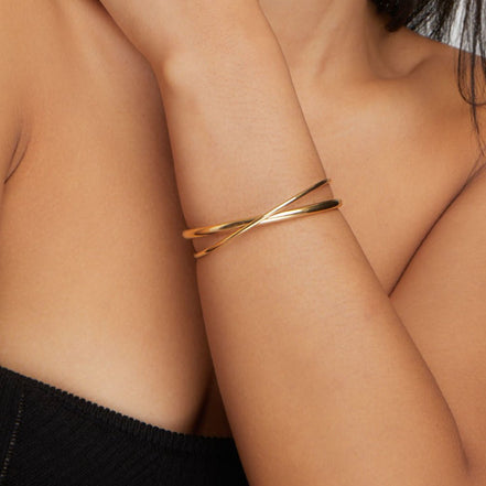 Léonie | Gyllene Twist Bracelet