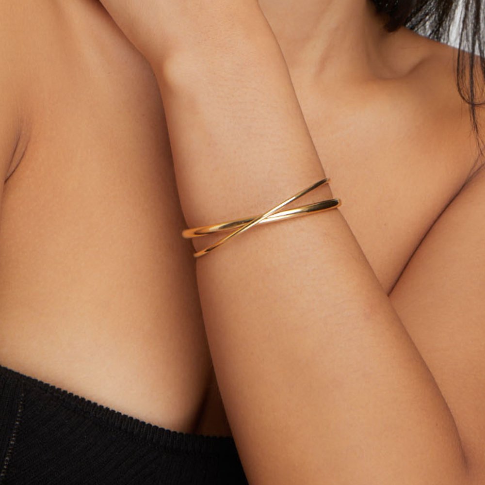 Léonie | Gyllene Twist Bracelet